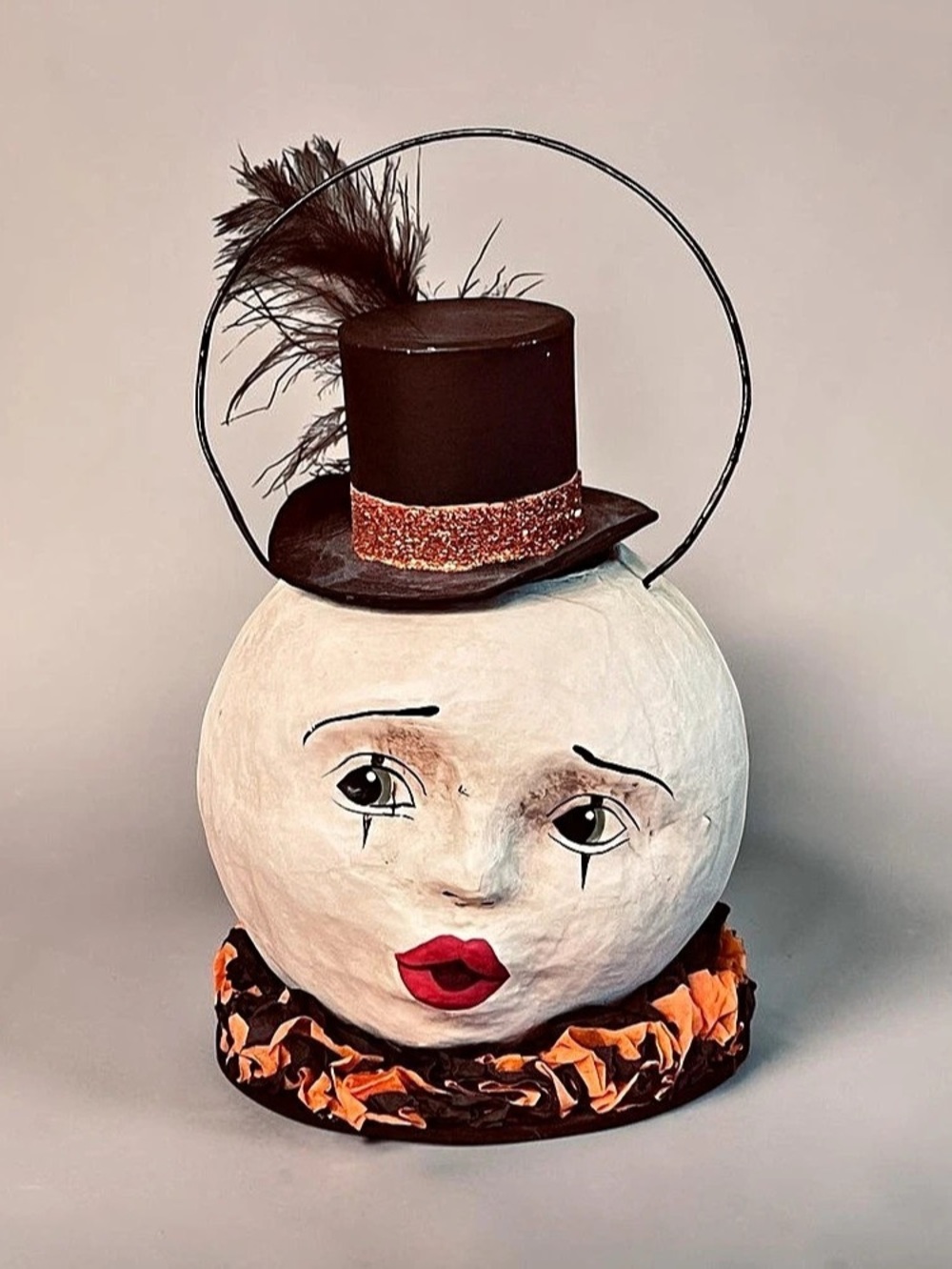 Bethany Lowe Magic Moon Vintage Halloween Candy Container Bucket